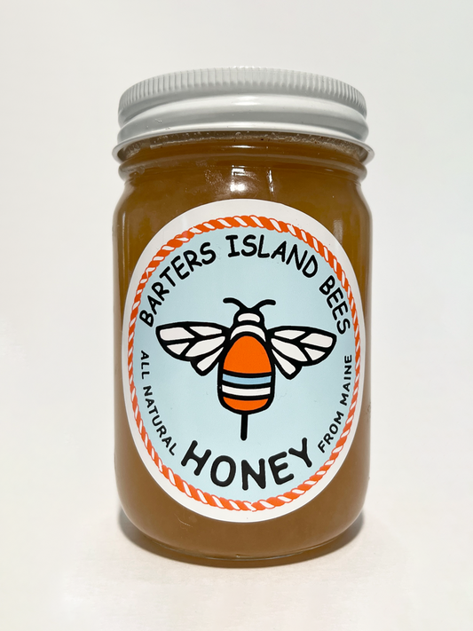 Natural Raw Honey: Produced right here in Boothbay, Maine!