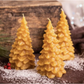 100% Pure Beeswax Maine Pine Tree Candle